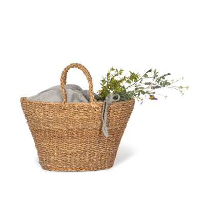 Hand-woven basket